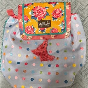 Matilda Jane Floral and Polka Dot Backpack (061)
